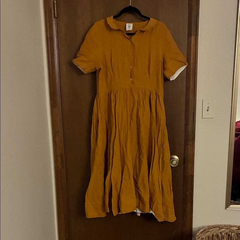 Son de Flor marigold XL Dress - Picture 2 of 5
